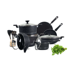 16 Pieces Non Stick Marble Coating Super Gift Pack Set