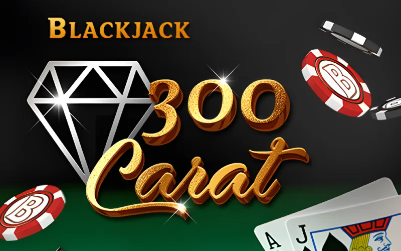 300 Carat Blackjack shines with diamond-studded gameplay on Megapari.