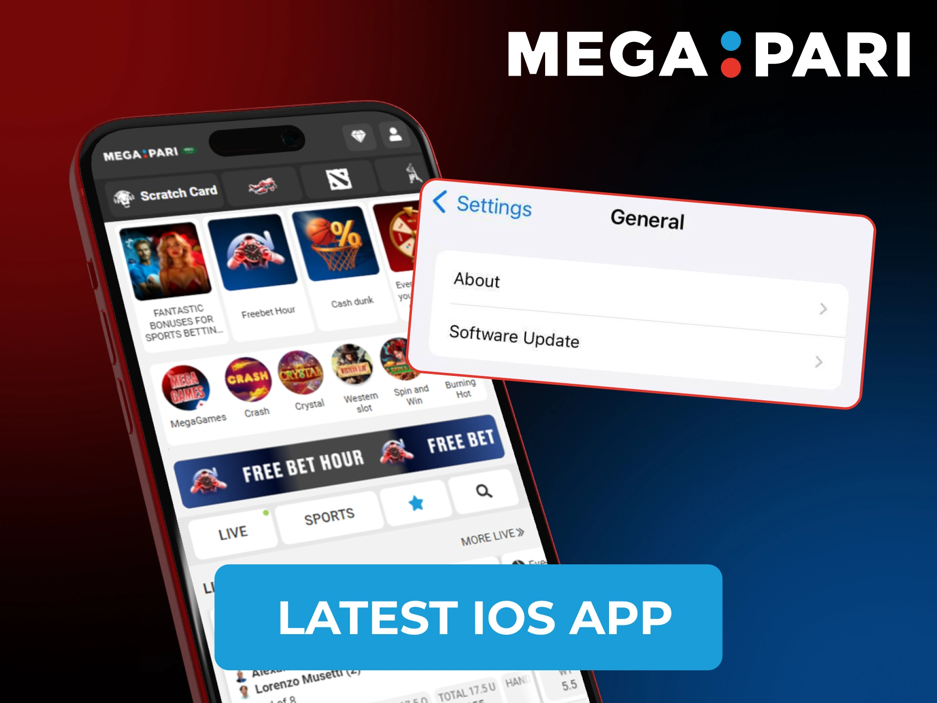 Go to Megapari app settings to allow auto update.