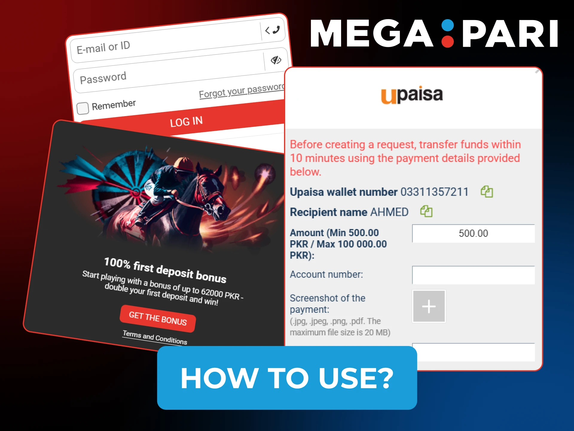 Learn how to use Megapari bonus to increase your balance successfully.