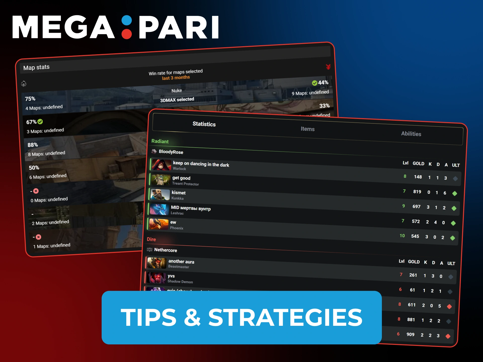 Use expert MegaPari Esports strategies to increase your betting success rate.