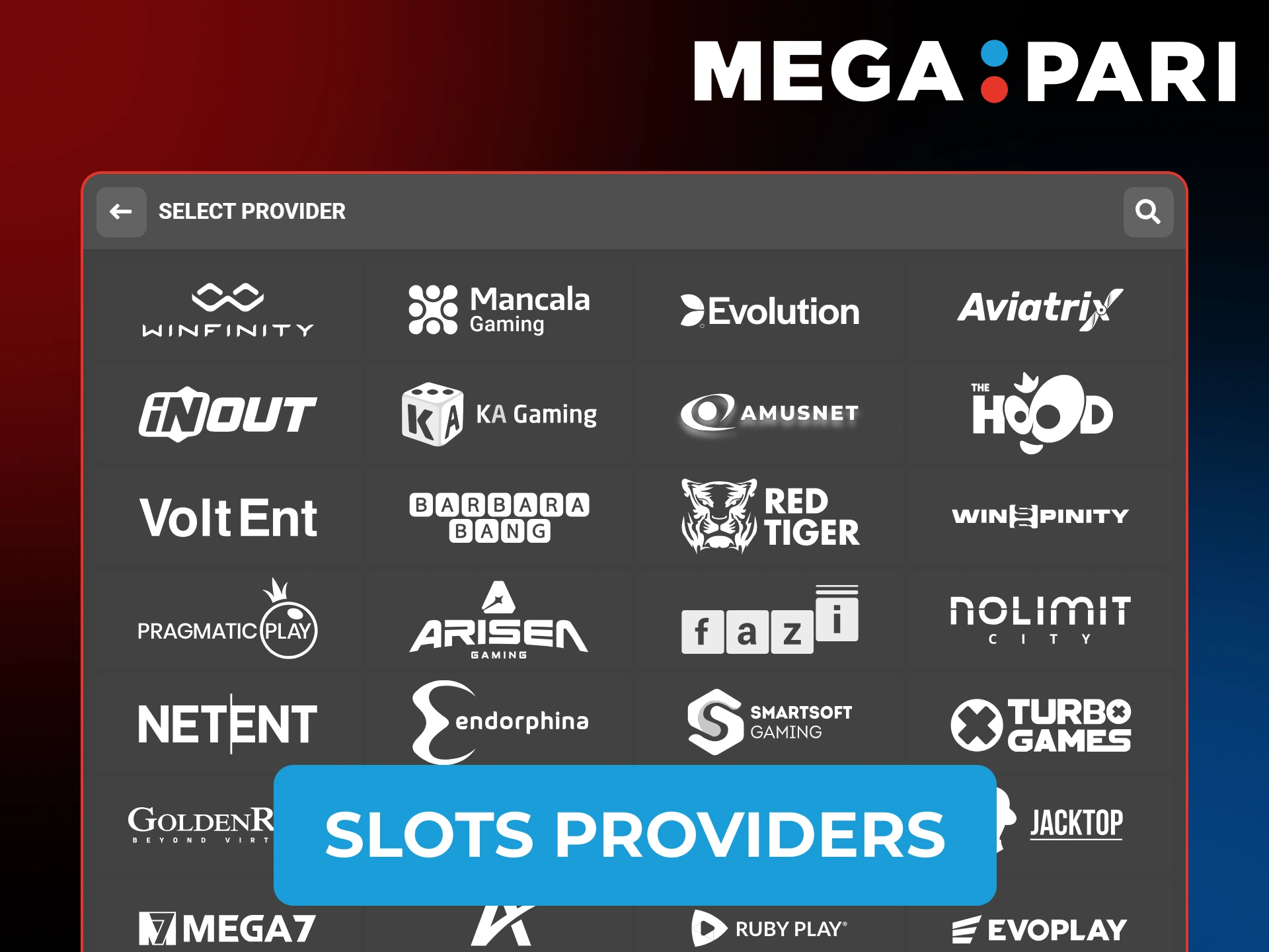 Discover top-tier gaming developers providing high-quality MegaPari Slots.